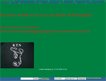Tablet Screenshot of karperteamnijmegen.nijmegennet.nl